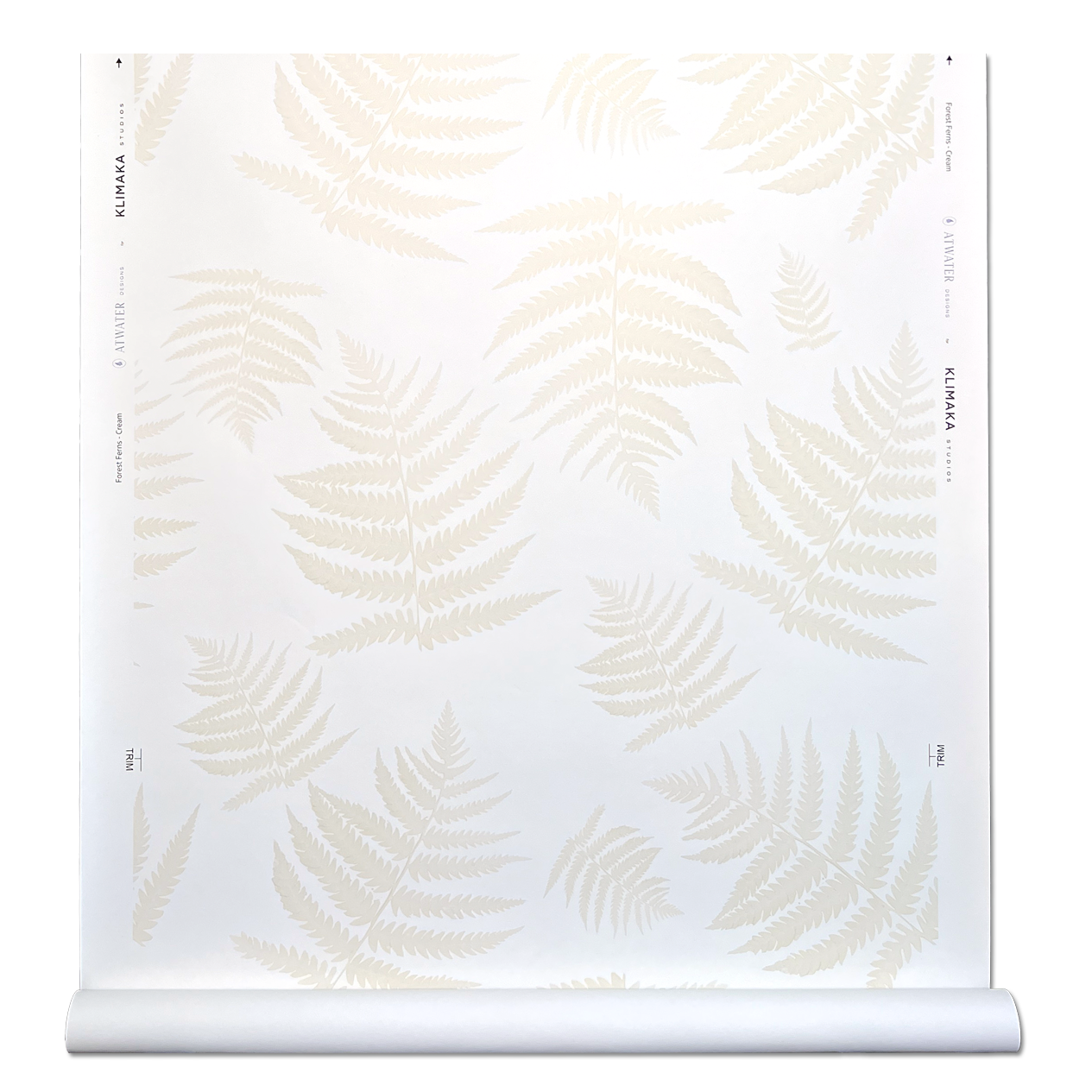 Forest Ferns - Cream Wallpaper