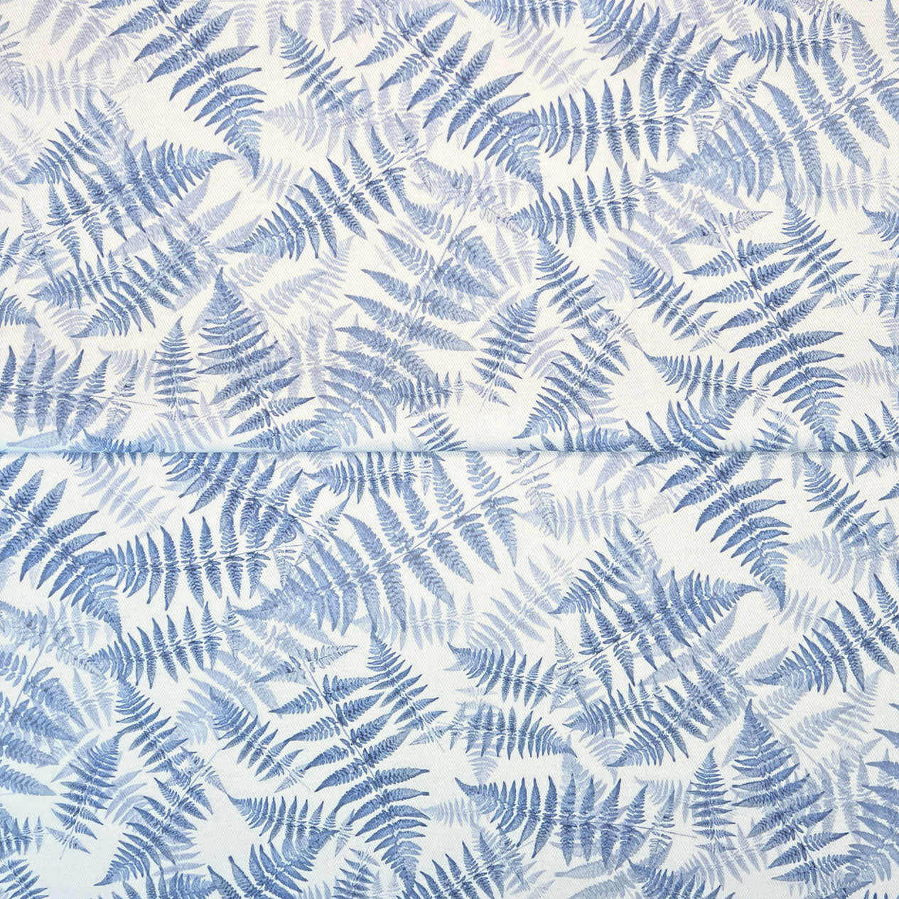 Dancing Ferns - Denim